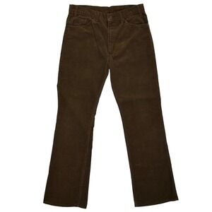 Levis 517 Vintage 80's Brown Corduroy Bootcut Pants Mens 33x31 White Tab 1529